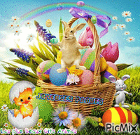 Joyeux Pâques A tous - GIF animado gratis