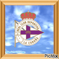 FC DEPORTIVO LA CORUNA - FOOTBALL TEAM - Animovaný GIF zadarmo