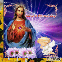have a blessed day - GIF animado grátis