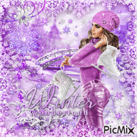 Winter Violet Wonderland