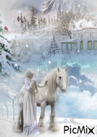 neige d hiver - Безплатен анимиран GIF