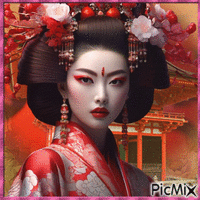 Concours : Geisha GIF animasi