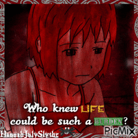 Who knew life could be such a burden? GIF animé