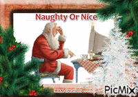 naughty or nice - Δωρεάν κινούμενο GIF