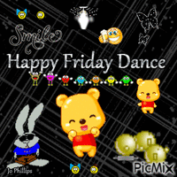 Friday happy Dance xx - Zdarma animovaný GIF