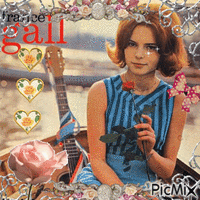 France Gall - Free animated GIF