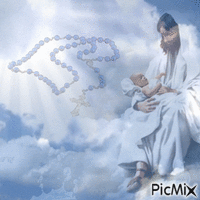 Rosary for peace animovaný GIF