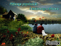 Beautiful afternoon and evening Friend - GIF animado grátis
