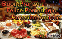 Buon Pranzo Amiche - Bezmaksas animēts GIF