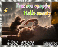 Lina stars - GIF animé gratuit
