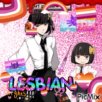 lesbian yosano GIF animé
