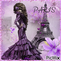 Paris en mauve
