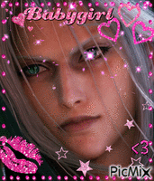 Babygirl Sephiroth анимированный гифка