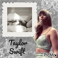 Taylor Swift _ The Tortured Poet's Department geanimeerde GIF
