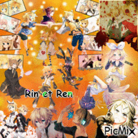 Rin et Ren ( Len ) - GIF animé gratuit