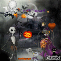 Wishing for Halloween анимированный гифка