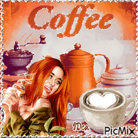 Coffee for you GIF animé