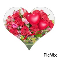 rozes  heart geanimeerde GIF