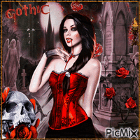Concours : Femme gothique - Δωρεάν κινούμενο GIF