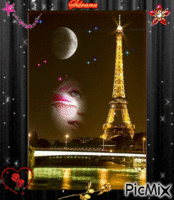 Parigi illuminata - Zdarma animovaný GIF
