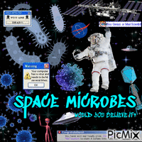 space microbiomes GIF animasi