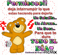 PERMISO!! - GIF animado gratis