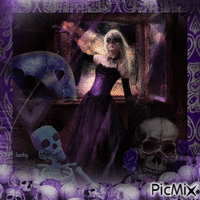 Gothique violet !!!! - GIF animé gratuit