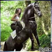 Femme et son cheval