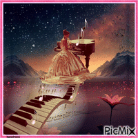Die Pianistin - Ücretsiz animasyonlu GIF