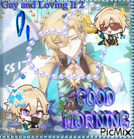 adventurine goodmorning gay love - Gratis animerad GIF
