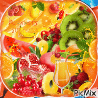 fruits - GIF animado grátis