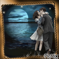 Romance de nuit - Free animated GIF