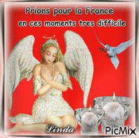 Prions pour la France animovaný GIF