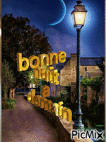 bonne nuit - Δωρεάν κινούμενο GIF