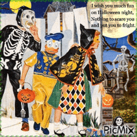 Vintage Halloween-contest - GIF animado gratis
