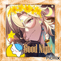 aventurine good night アニメーションGIF