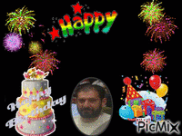 عيد ميلاد سعيد - GIF animasi gratis