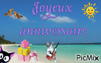 joyeux anni - GIF animado gratis