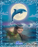 Les gentils dauphins ♥♥♥ geanimeerde GIF