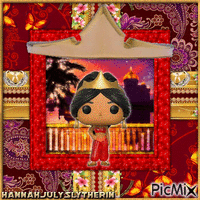 {###}Princess Jasmine in Scarlet Red{###}
