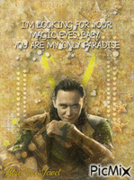 Loki in Gold - Free animated GIF