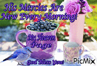 His Mercies are new every morning! - Ücretsiz animasyonlu GIF