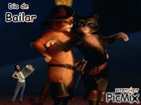 Dia de bailar - Бесплатный анимированный гифка