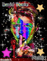 david Bowie - Бесплатный анимированный гифка
