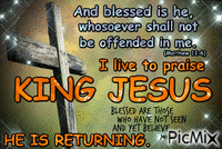 I LIVE TO PRAISE KING JESUS! - Besplatni animirani GIF
