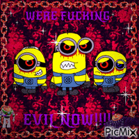 evil minions evilcore hell core demon hell scary анимирани ГИФ