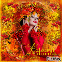 Autumn woman