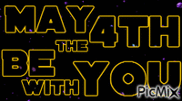 May the 4th Be with You - Animovaný GIF zadarmo