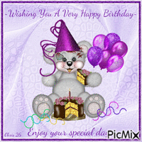 Wishing You A Very Happy Birthday - GIF animado gratis
