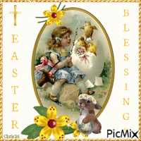 Easter Blessings анимированный гифка